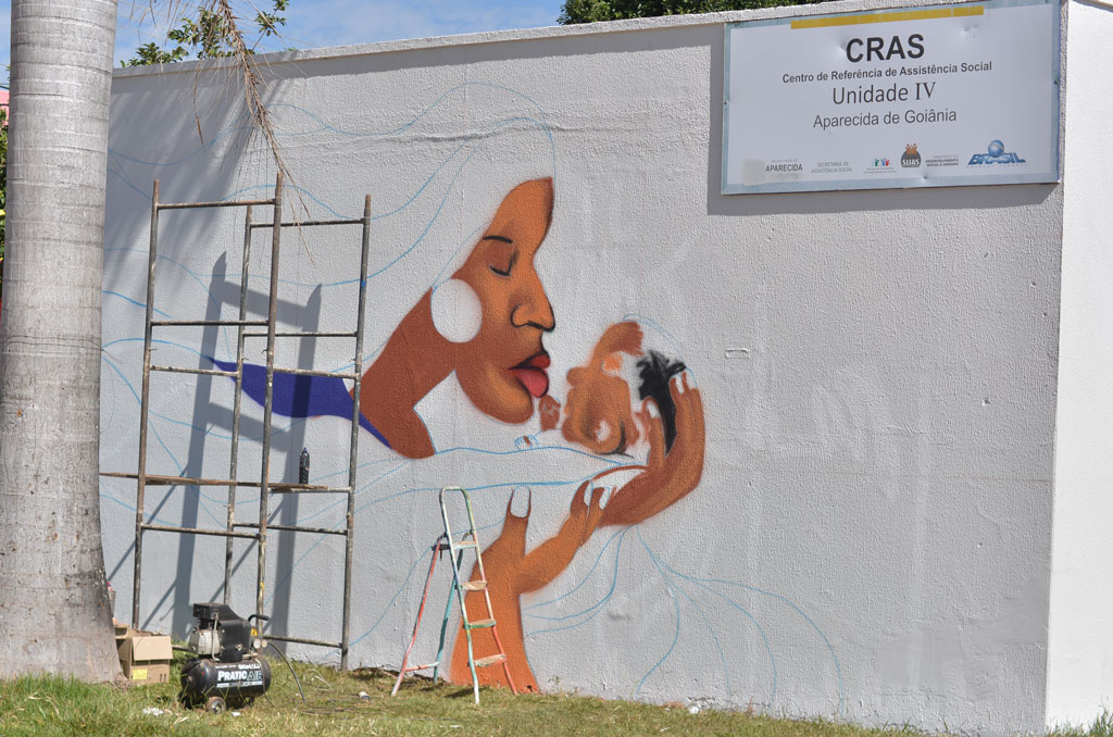Prefeitura leva arte aos espaços públicos em Aparecida