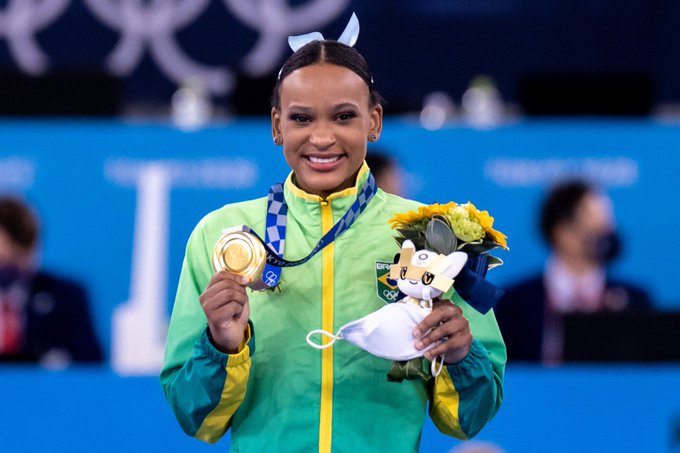 Rebeca será a porta-bandeira do Brasil no encerramento no encerramento da Olimpíada