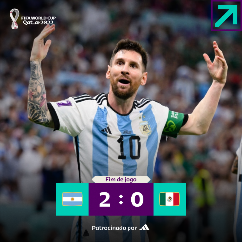 Messi coloca a Argentina de novo na Copa