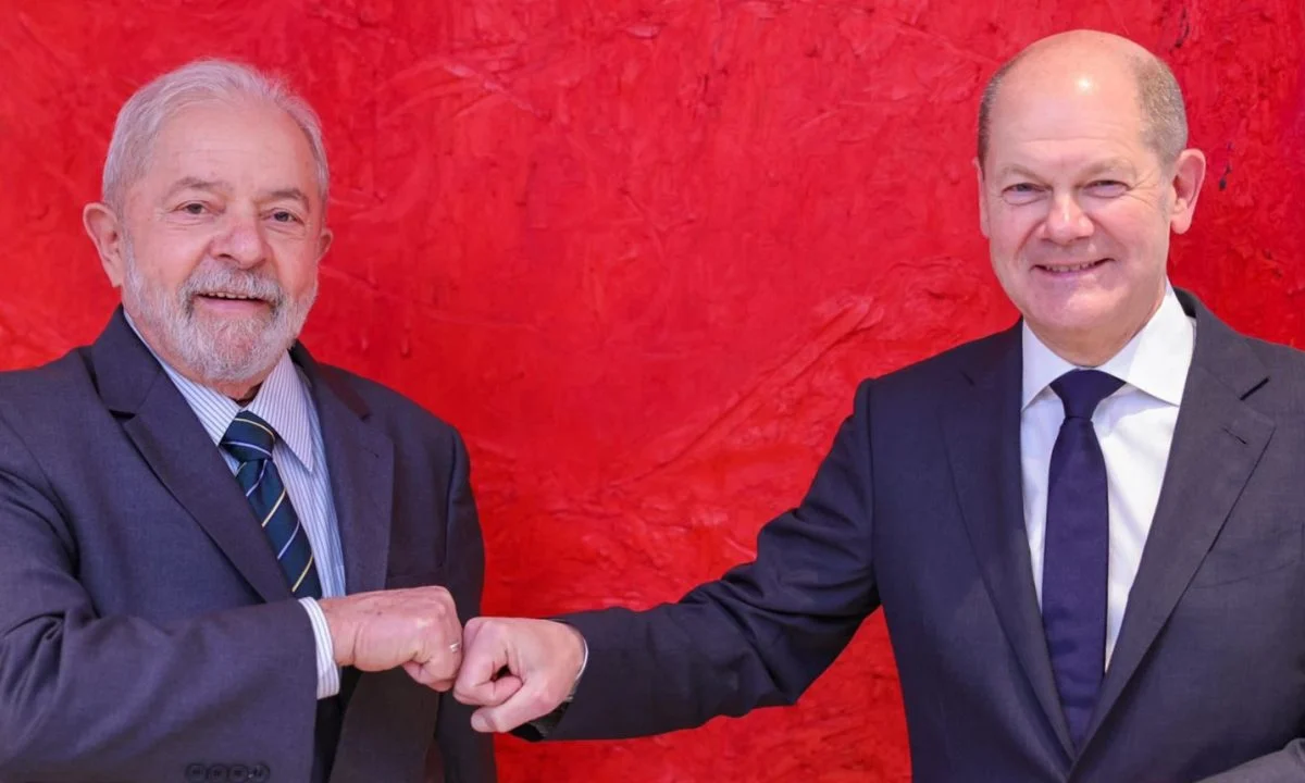 Lula recebe nesta segunda-feira o Chanceler Olaf Scholz da Alemanha