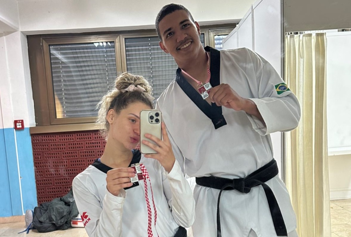 Atletas aparecidenses conquistam duas medalhas no Aberto da Croácia de Taekwondo
