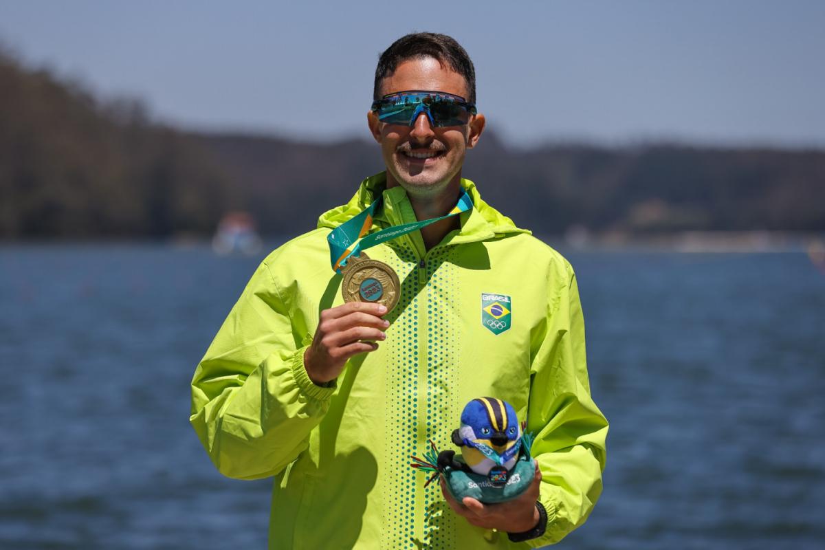 Lucas Verthein conquista o primeiro ouro individual do remo brasileiro em Pans